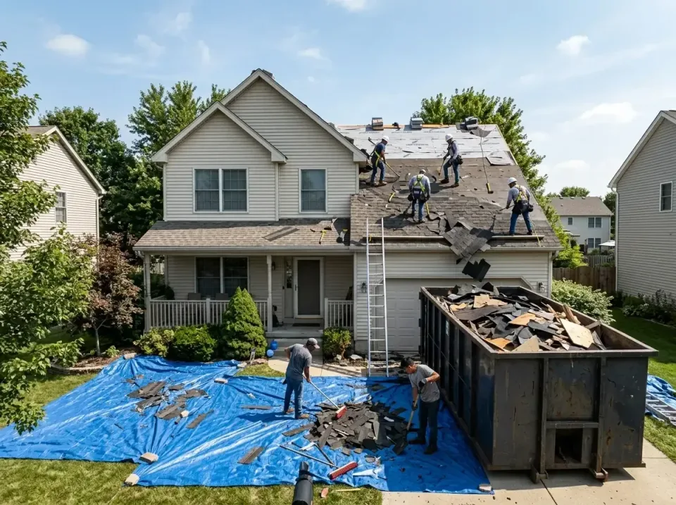 roof-replacement-debris-remova-004 — frequently asked questions, Cheapest Dumpster Rentals in Kuna, ID